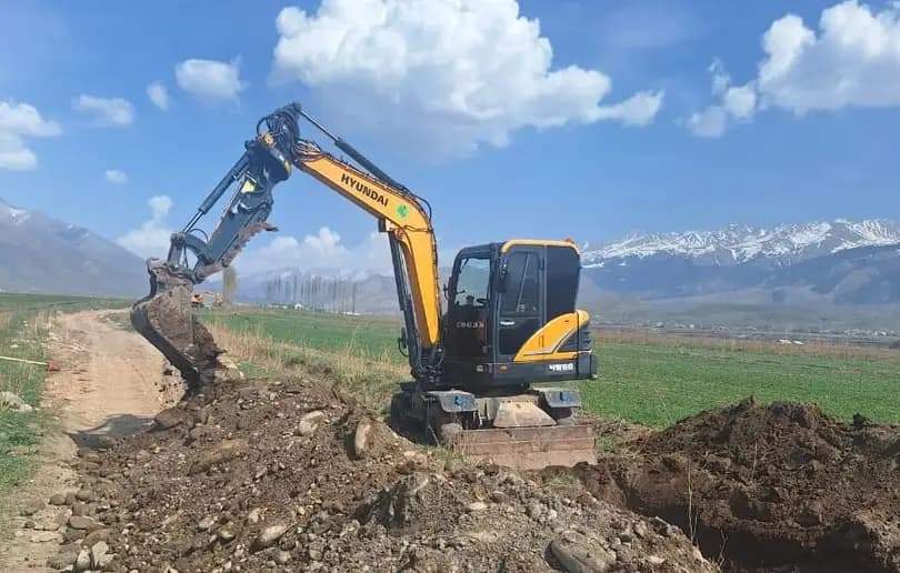 В селе Шабдан Чуйской области продолжается реабилитация системы питьевого водоснабжения