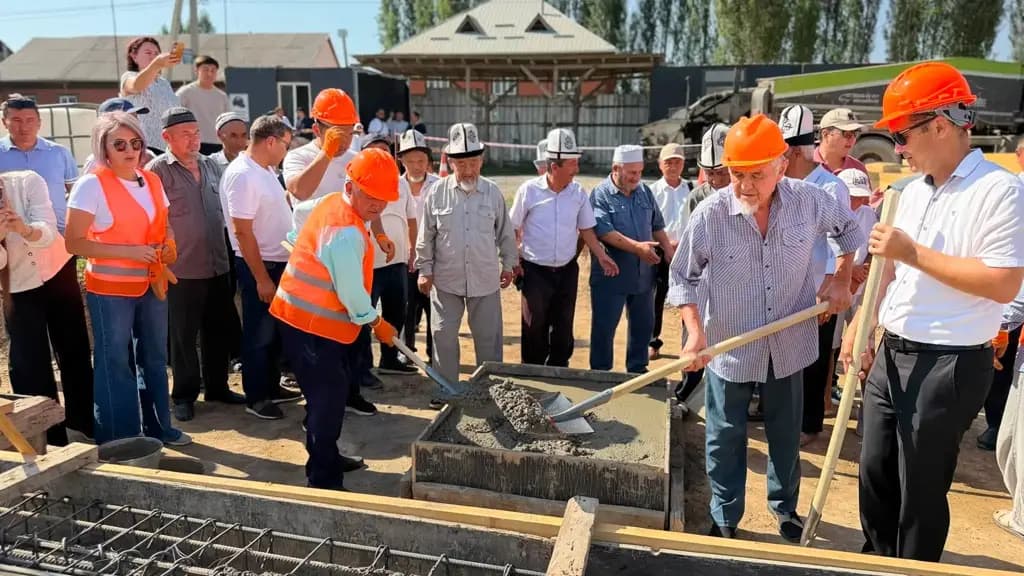 Ош шаарында 75 орундуу бала бакчанын курулушу башталды