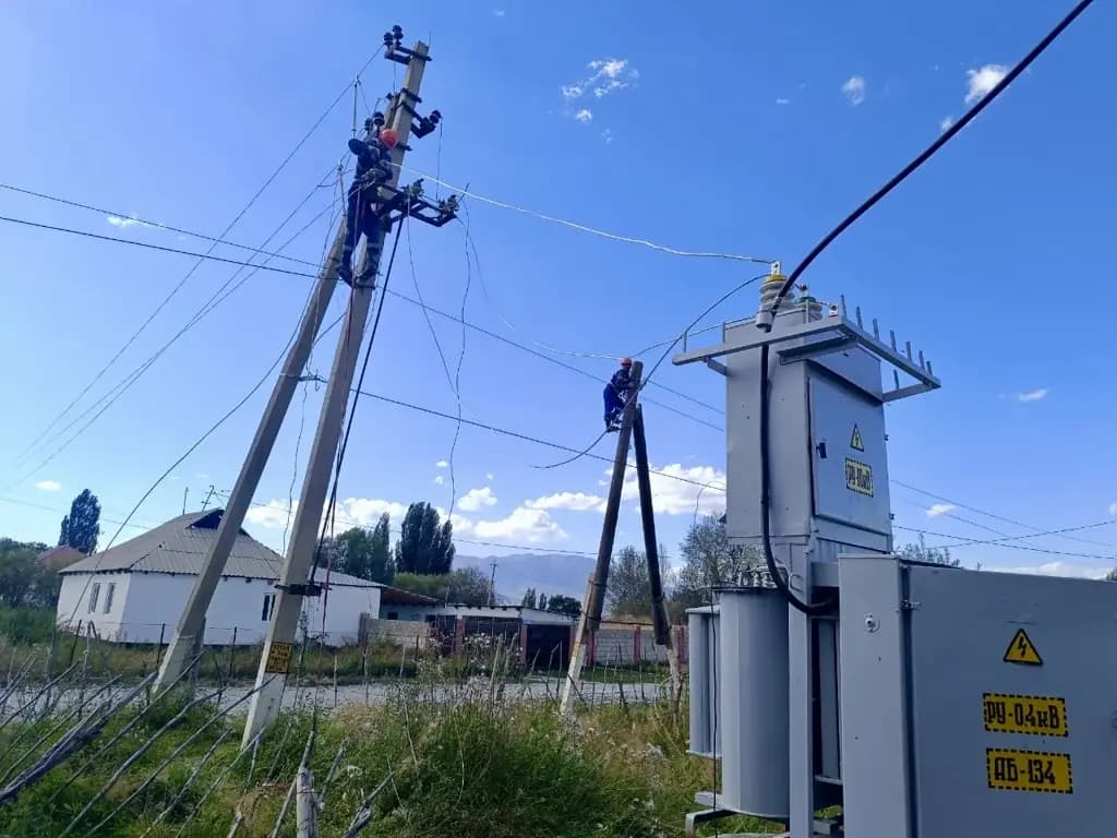 В Ат-Башинском районе усиливают электросети на фоне роста потребления