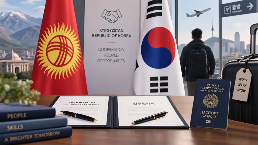 Kyrgyz nationals will be able to find official employment in South Korea through the EPS scheme
