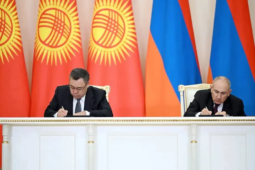 Кыргызстан и Армения подписали ряд двусторонних документов