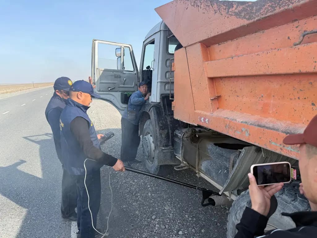 В Баткенском районе выявили превышение норм вредных выбросов у автомобилей