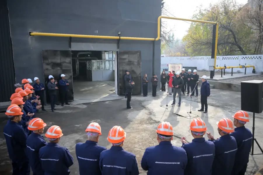 В Бишкеке запустили новые котлы: теплом обеспечат более 7.3 тысячи абонентов