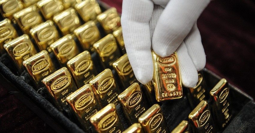 Бир сутка ичинде Улуттук банктын алтын куймасы 11,35 долларга арзандады