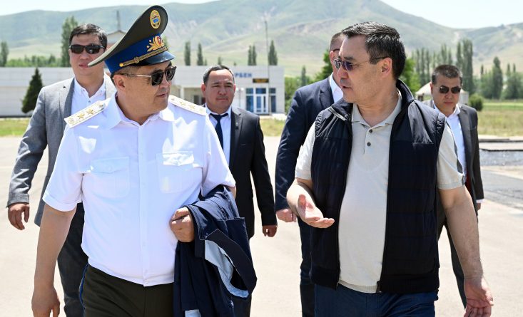 Президент Садыр Жапаров ознакомился с модернизацией аэропорта «Караван»