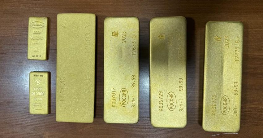 ГКНБ и таможня «Манас» задержали контрабандное золото  весом более 51 кг