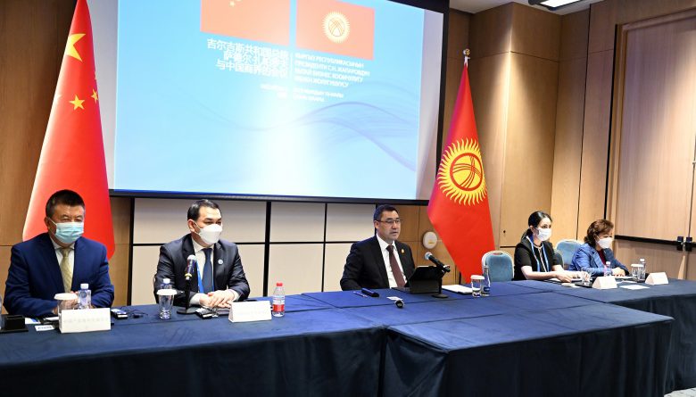 Жапаров пригласил китайских партнеров к реализации Камбар-Атинской ГЭС-1