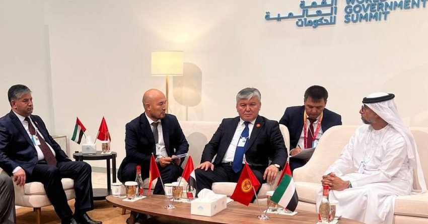 Кыргызстан и ОАЭ обсудили вопросы двустороннего сотрудничества