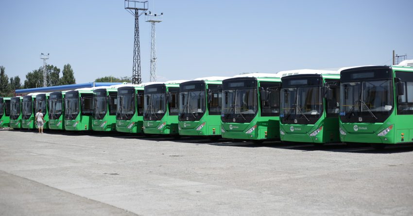 В Бишкек прибыли 25 новых автобусов