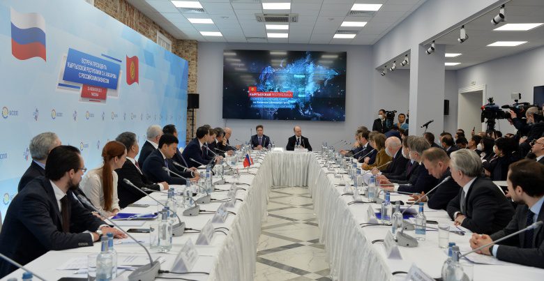 Президент КР встретился с представителями крупного российского бизнеса