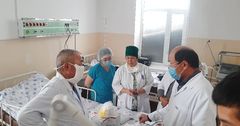 В таласскую больницу доставили аппарат ИВЛ от «Альянс Алтын»