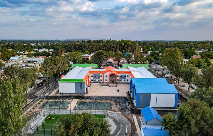 В Бишкеке открыли новое здание школы №75