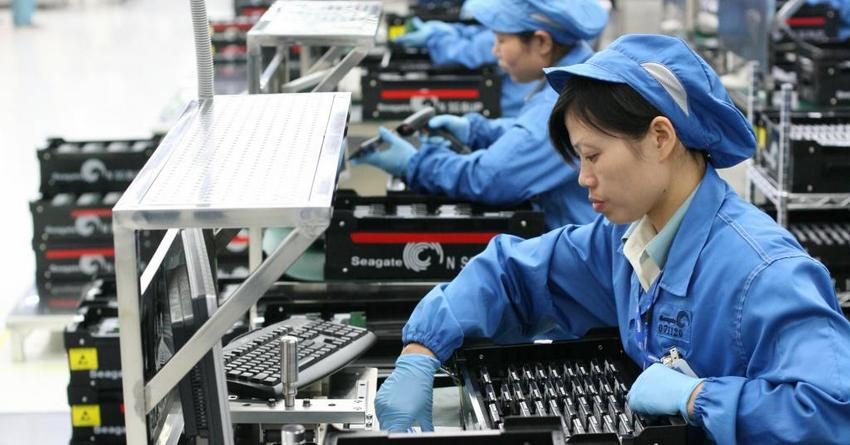 В Китае снизились темпы роста дохода крупных промышленных предприятий