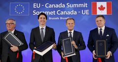 ЕС и Канада отменяют 99% таможенных пошлин