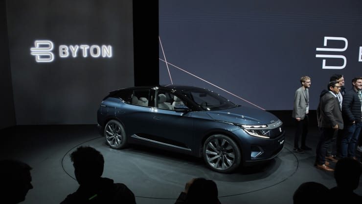 В 2022 году у Китая появится собственный электромобиль Byton M-Byte