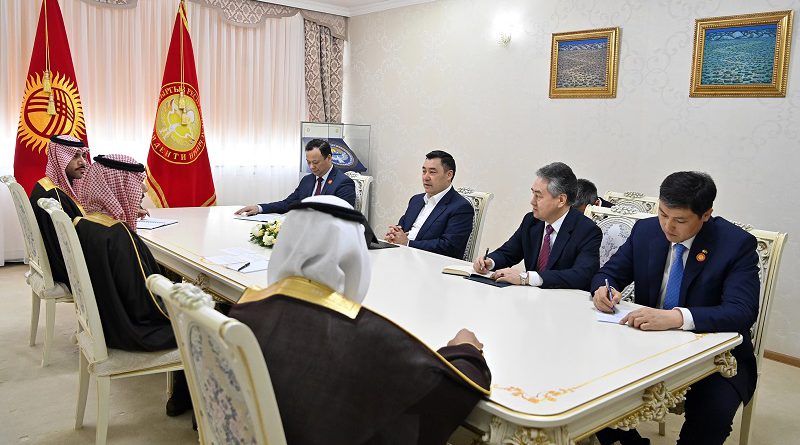 Кыргызстан Сауд Аравия менен товар жүгүртүүсүнүн көлөмүн артырууга көңүл бурат