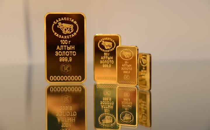 Золотые резервы Казахстана составляют 396 тонн