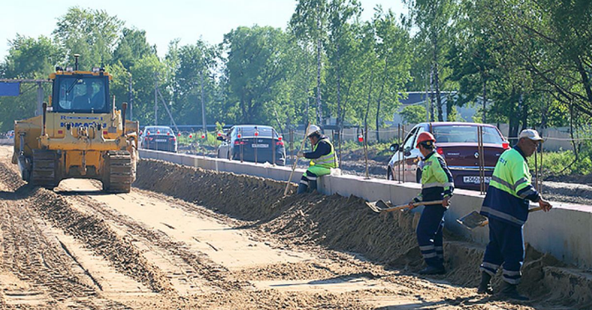 В Первомайском районе реконструируют 14.3 километра дорог за счет китайского гранта