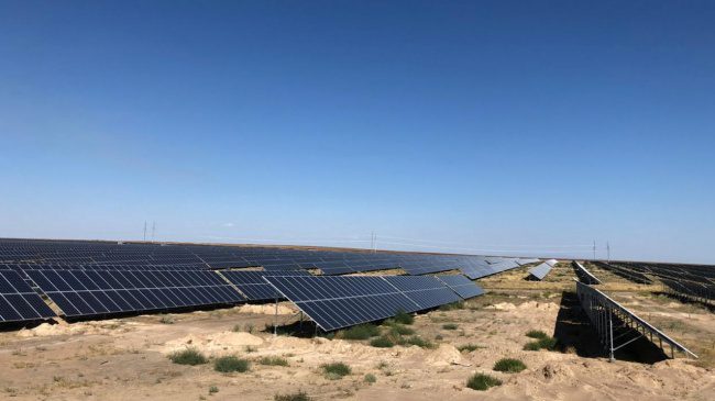 Китай и Казахстан построили солнечную электростанцию