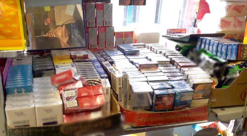 Из Кыргызстана в Казахстан пытались вывезти сигарет на 19.4 млн сомов