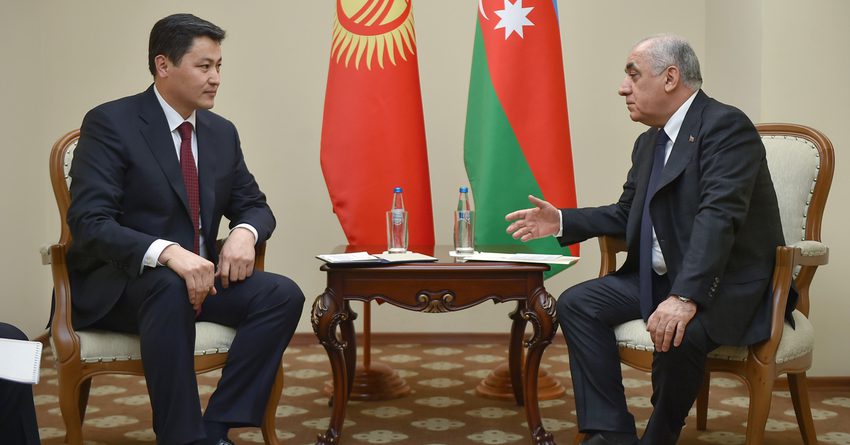 Улукбек Марипов встретился с премьер-министром Азербайджана