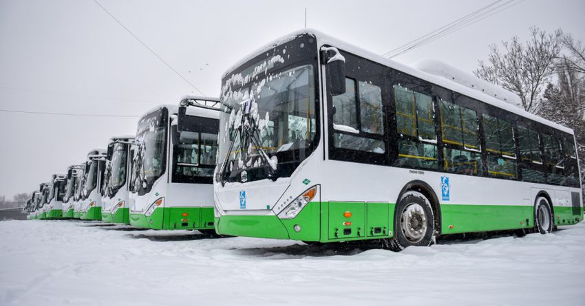 Бишкекке жаңы автобустар келди