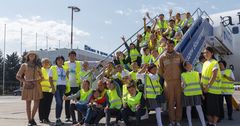 ОАО «МАМ» и «Газпромнефть-Аэро» провели экскурсию для воспитанников детских домов в главной воздушной гавани Кыргызстана