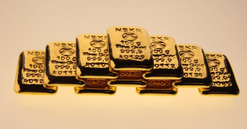 За четыре года Нацбанк реализовал более 221 кг золотых слитков