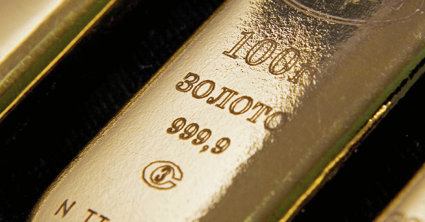 За день унция золотого слитка от НБ КР подешевела почти на $170