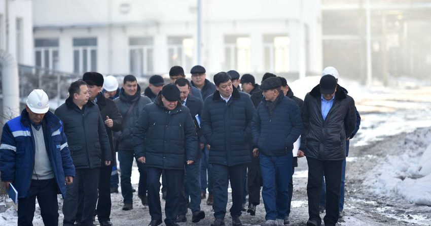 Зампредседателя кабмина проверил работу ТЭЦ Бишкека