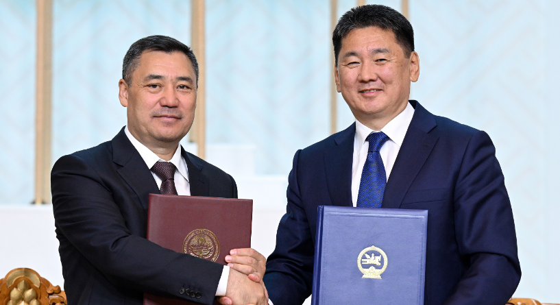 Какие документы подписали Кыргызстан и Монголия в рамках визита президента