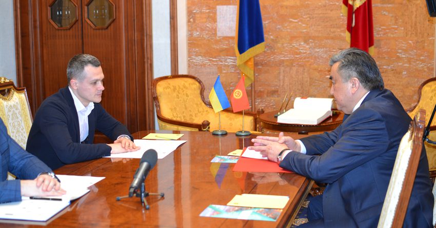 Кыргызстан и Украина обсудили активизацию бизнес-контактов