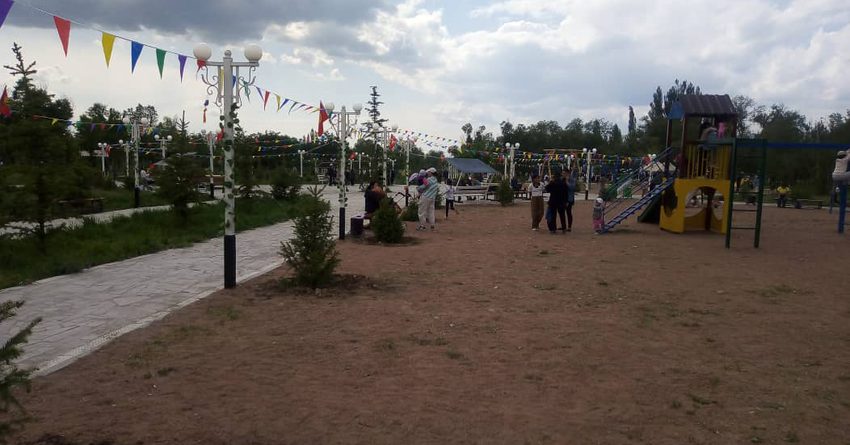 В Кемине открылся парк стоимостью почти 12 млн сомов