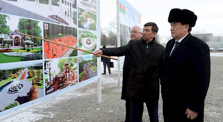 Азербайжан Бишкекке мектеп жана «Достук» паркын курат