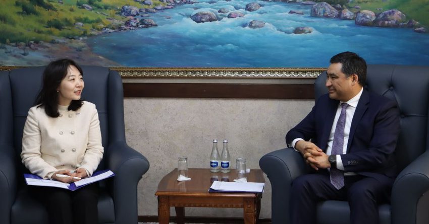 Министр экономики КР встретился с новой главой KOICA