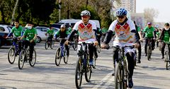 MegaCom открыл велосезон-2021 в городе Оше