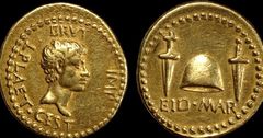 Древнеримскую золотую монету продали на аукционе за $3.5 млн