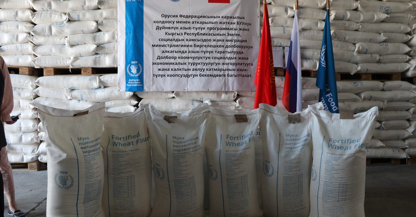 Новая партия гуманитарной помощи от России прибыла в Кыргызстан