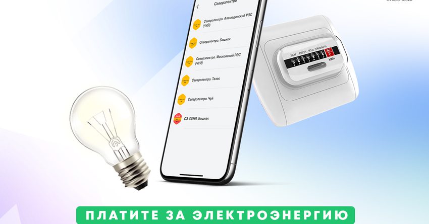 Платите за электроэнергию без комиссии через мобильное приложение MegaPay