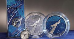 Банк России выпустил монеты в честь первого полета человека в космос