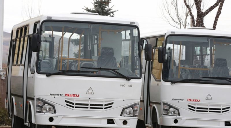 Узбекистан начал поставлять автобусы в Ош