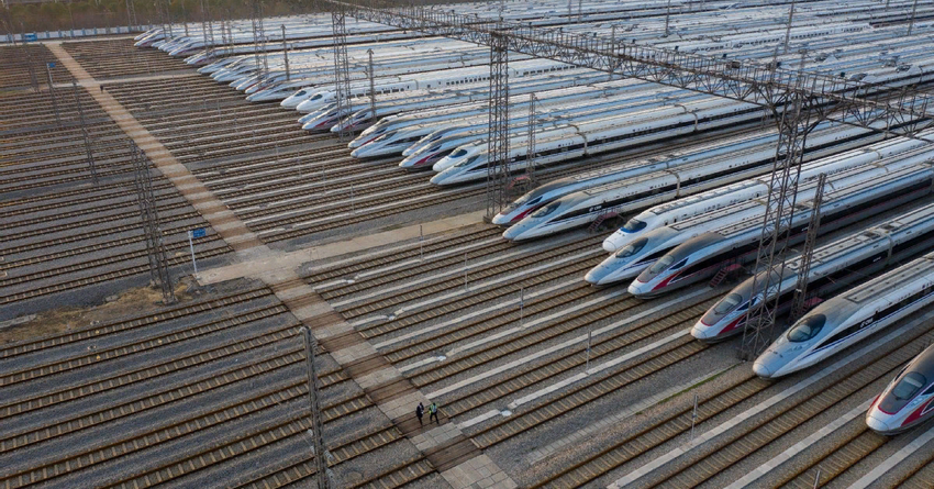 В 2021 году в Китае построят более 3 тысяч километров железных дорог